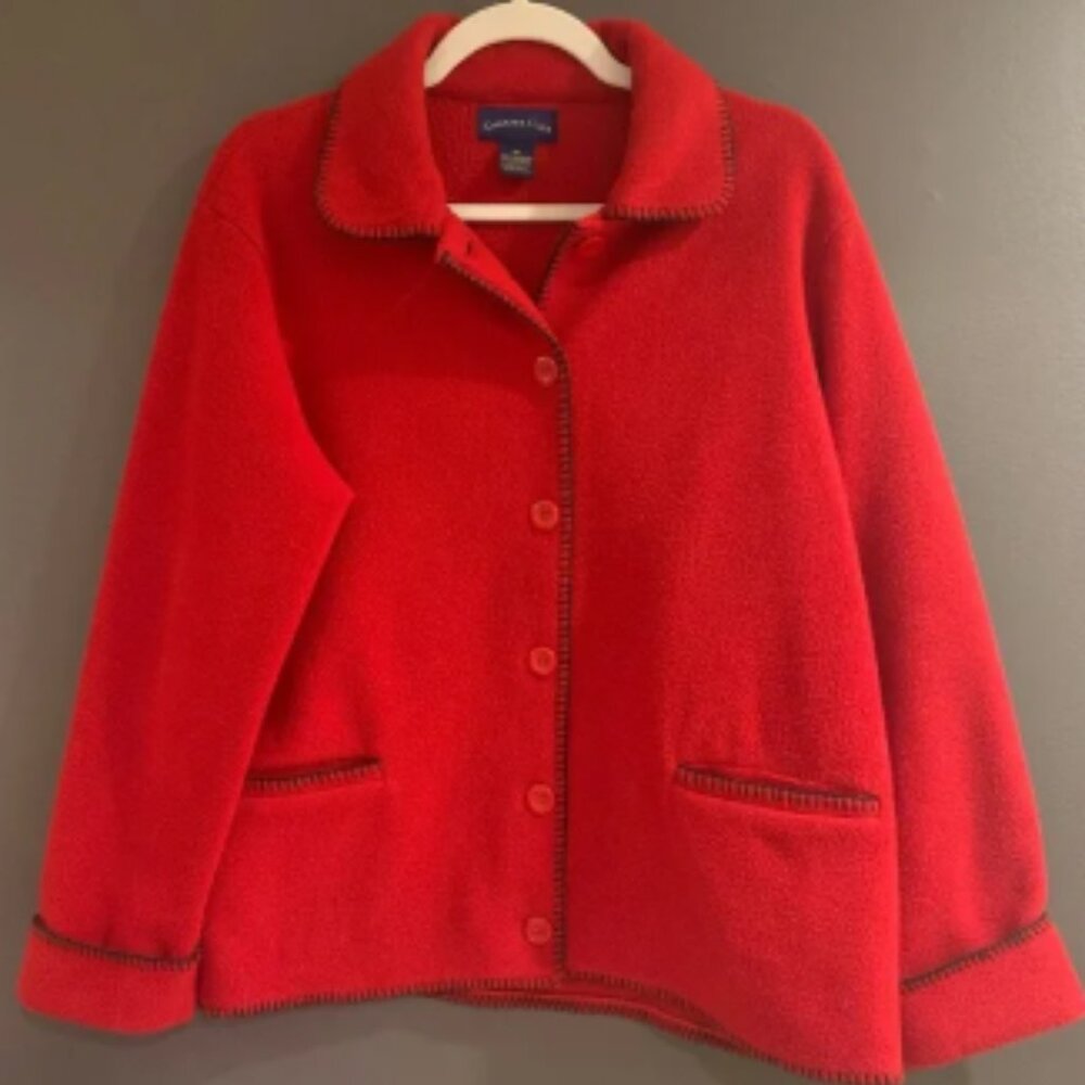 Charter Club fleece jacket size M